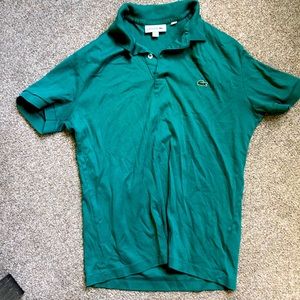 Men’s Green Lacoste Polo Size S